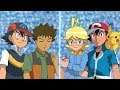 Pokemon Battle Ash and Brock Vs Ash and Clement