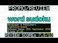 Promo/Review - Word Sudoku by POWGI (XB1) - #WordSudoku - 7.5/10