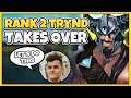 RANK 2 TRYND COMMENTATES RANK 1 TRYND GAMEPLAY - League of Legends