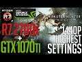 Ryzen 7 2700x + 1070ti on MHW Highest Settings 1440p + Anjanath Gameplay!