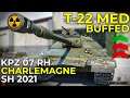 T-22 Buffed, Kpz 07 RH, Charlemagne and Steel Hunter 2021 | World of Tanks Update 1.12+ News