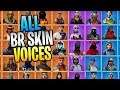 What EVERY Fortnite BR Skin's Voice Sounds Like In Save The World (Season 1-10)