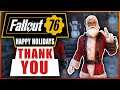 A Special Thank You To The Fallout 76 Community! | Happy Holidays!