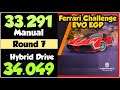 Asphalt 9| Ferrari 488 Challenge Evo | Round 7 | Manual- 33.291 | Hybrid-34.049 | Rolling Motorway