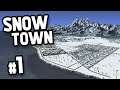 BUILDING A NEW TOWN - Cities Skylines SnowTown #1