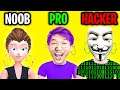 Can We Go NOOB vs PRO vs HACKER In PIERCING PARLOR!? (SATISFYING APP GAME!)