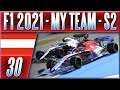 F1 2021 My Team | Bláznivý Závod, Kolize Kolegů a Stíhací Jízda | #30 | CZ Let's Play (S2)