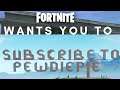 FORTNITE WANTS YOU TO SUBSCRIBE TO PEWDIEPIE (1080p)