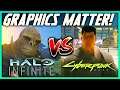Halo Infinite Needed to be Delayed and Cyberpunk 2077 Graphics Fail Shows Why! Cut Last Gen Console?