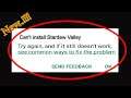 How to Fix Can't Install Stardew Valley App Error On Google Play Store in Android & Ios Phone