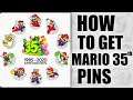 HOW TO GET Super Mario Bros 35th Anniversary Pins