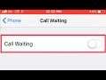 How To Manage Call Waiting Settings || Enable And Disable | in Apple iPhone 5,6 And 7,8