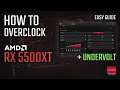 How to OVERCLOCK and UNDERVOLT RX 5500XT | ADRENALIN 2020 Easy Guide, Tutorial