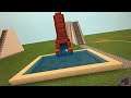 Minecraft Tutorial: How To Make A Waterslide! (Design 2)