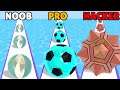 NOOB vs PRO vs HACKER in Marble Run 3D