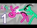 Slapstick Fighter - Gameplay Part 1 All Levels Tutorial (Android, iOS)