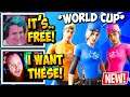 Streamers React to *NEW* Free Arena "WORLD CUP" SKINS & REWARDS!