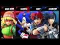 Super Smash Bros Ultimate Amiibo Fights – Request #20697 Min Min & Sonic  vs Roy & Chrom