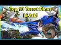 TOP 10 BEST TURRET DINOS TO USE FOR EVERYTHING IN ARK SURVIVAL EVOLVED!! || ARK TOP 10!