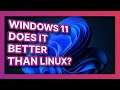 What can desktop Linux learn from Windows 11?