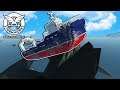 100 Megalodons vs Huge Tsunami! - Stormworks Gameplay - Sinking Ship Survival