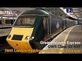 1W41 London Paddington to Didcot Parkway - Great Western Express - GWR HST - Train Sim World 2020