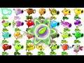 All Pea Plants Power-Up! in Plants vs Zombies 2
