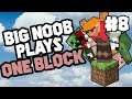 Big Noob plays Minecraft ONEBLOCK! Part 8 - Mr & Mrs Flappy.
