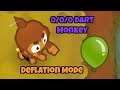 Can a Bunch of Un-upgraded Dart Monkeys Beat Round 100 on Deflation Mode? (Bloons TD 6)