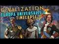 Civilization World Timelapse! Europa Universalis 4