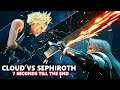 Cloud vs Sephiroth Cutscene - FINAL FANTASY VII Remake - 7 Seconds Till The End - Epic Final Boss