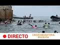 CRISIS CEUTA: Continúan llegando migrantes a la playa del TARAJAL (II) | RTVE Noticias