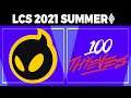 DIG vs 100 - LCS 2021 Summer Split Week 4 Day 1 - Dignitas vs 100 Thieves