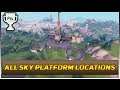 Fortnite Battle Royale - All Sky Platform Locations Guide (Season 9 Challenge)