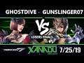 F@X 312 Tekken 7 - Ghostdive (Anna) Vs. Gunslinger07 (Lars) - T7 Losers Finals