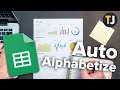 How to Automatically Alphabetize in Google Sheets