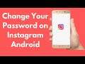 How to Change Your Password on Instagram Android (2021)