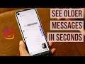 How To See First Message on Instagram without scrolling