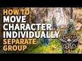 How to separate group Baldur's Gate 3 (Move character individually)