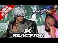 KAS REACTS: KOF XV｜K'｜Character Trailer REACTION