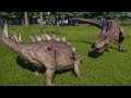 Kentrosaurus VS T-Rex, Spinosaurus, Allosaurus, Giganotosaurus and Albertosaurus