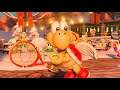 Mario Tennis Aces- Diddy Kong and Toad vs Paratroopa and Luma (Snowfall Mountain)