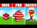 Minecraft NOOB vs. PRO vs. HACKER : TNT PRANK CHALLENGE in Minecraft!