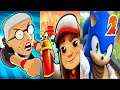Subway Surfers Vs. Sonic Dash 2: Sonic Boom Vs. Angry Gran Run (iOS Games)