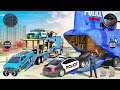 US Police CyberTruck Car Transporter: Cruise Ship - Gameplay (Android, iOS)