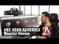 49” Ultra Wide Curved Gaming  AOC AGON AG493UCX Monitor Review!