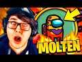 AMONG US PERO ME CONVIERTO EN MOLTEN el IMPOSTOR de LAVA 😱😰