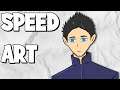 Anime School Boy Speed Art