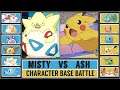 Base Pokémon Battle: MISTY vs ASH