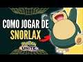 COMO JOGAR DE SNORLAX NO POKÉMON UNITE!! Snorlax Suporte!